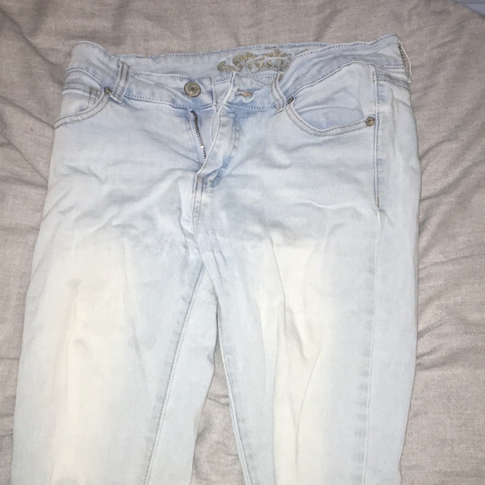 Wax jeans light wash skinny jeans - Picture 2 of 3